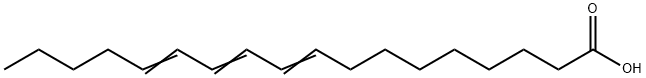 octadeca-9-cis, 11-trans, 13-trans-trienoic acid Struktur