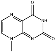 8-Methyl-2,8-dihydro-2,4(3H)-pteridinedione Struktur