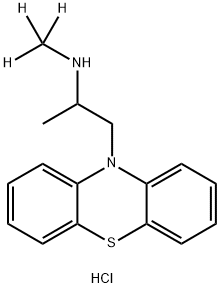 rac N-DeMethyl ProMethazine Struktur