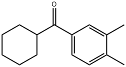 CYCLOHEXYL 3,4-DIMETHYLPHENYL KETONE Struktur