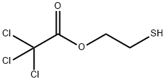 Trichloroacetic acid 2-mercaptoethyl ester Struktur