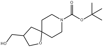 8-Boc-1-oxa-8-azaspiro[4.5]decane-3-methanol Struktur