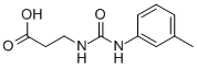 3-(3-M-TOLYL-UREIDO)-PROPIONIC ACID
 Struktur