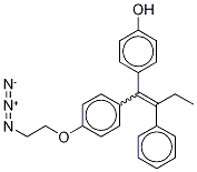 (E/Z)-N,N-DidesMethyl-4-hydroxy TaMoxifen 2'-Azide Struktur