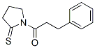 2-Pyrrolidinethione,  1-(1-oxo-3-phenylpropyl)-  (9CI) Struktur