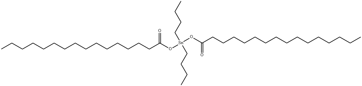 dibutylbis(palmitoyloxy)stannane Struktur