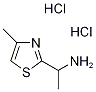 [1-(4-Methyl-1,3-thiazol-2-yl)ethyl]amine dihydrochloride Struktur