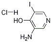 3-AMino-5-iodo-pyridin-4-ol hydrochloride Struktur