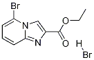 5-BroMo-iMidazo[1,2-a]pyridine-2-carboxylic acid ethyl ester hydrobroMide Struktur