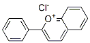 2-phenyl-1-benzopyrylium chloride  Struktur