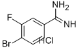 4-BROMO-3-FLUORO-BENZAMIDINE Struktur