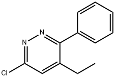 6-CHLORO-4-ETHYL-3-PHENYL-PYRIDAZINE Struktur