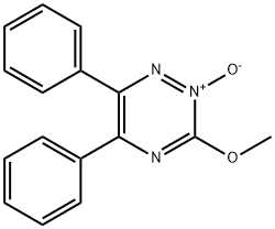 3-Methoxy-5,6-diphenyl-1,2,4-triazine 2-oxide Struktur