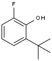 Phenol,  2-(1,1-dimethylethyl)-6-fluoro- Struktur