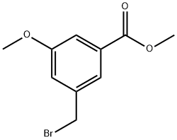 METHYL-3-BROMOMETHYL-5-METHOXYBENZOATE Struktur