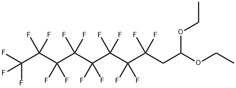 2-(PERFLUORO-N-OCTYL)ACETALDEHYDE DIETHYL ACETAL Struktur