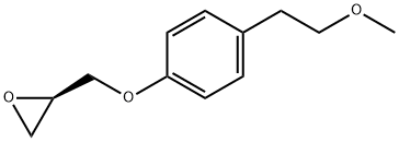 (R)-3-[4-(2-Methoxyethyl)phenoxy]-1,2-epoxypropane Struktur