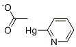 PYRIDYLMERCURICACETATE Struktur