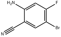 5-Bromo-4-fluoroanthranilonitrile, 4-Bromo-2-cyano-5-fluoroaniline Struktur