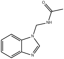 Acetamide, N-(1H-benzimidazol-1-ylmethyl)- (9CI) Struktur