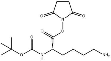 L-LYSINE(BOC) HYDROXYSUCCINIMIDE ESTER Struktur