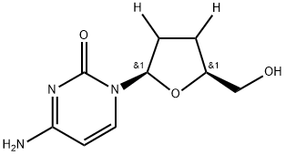 2',3'-DIDEOXYCYTIDINE, [2',3'-3H(N)]- Struktur