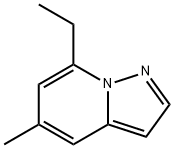 Pyrazolo[1,5-a]pyridine,  7-ethyl-5-methyl- Struktur