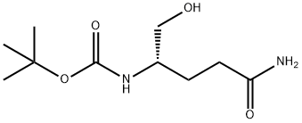 BOC-L-GLUTAMINOL (BOC-谷氨酰胺-OL) 結(jié)構(gòu)式