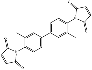 1-[4-[4-(2,5-dioxopyrrol-1-yl)-3-methyl-phenyl]-2-methyl-phenyl]pyrrole-2,5-dione Struktur