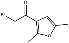 Ethanone, 2-bromo-1-(2,5-dimethyl-3-furanyl)- (9CI) Struktur