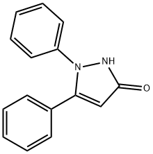 1,2-Dihydro-1,5-diphenyl-3H-pyrazol-3-one Struktur