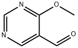 5-Pyrimidinecarboxaldehyde, 4-methoxy- (9CI) Struktur