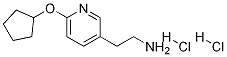 2-(6-(cyclopentyloxy)pyridin-3-yl)ethanaMine dihydrochloride Struktur