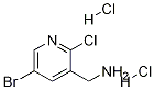 (5-broMo-2-chloropyridin-3-yl)MethanaMine dihydrochloride Struktur