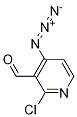 4-azido-2-chloropyridine-3-carbaldehyde Struktur