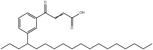 3-(4-octadecyl)benzoylacrylic acid Struktur