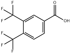 3,4-BIS(TRIFLUOROMETHYL)BENZOIC ACID 98 Struktur