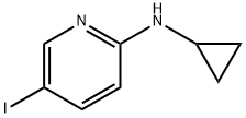 N-cyclopropyl-5-iodo-2-aMinopyridine Struktur