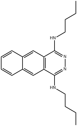 1,4-bis(butylamino)benzo(g)phthalazine Struktur