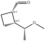 Cyclobutanecarboxaldehyde, 2-(1-methoxyethyl)-, [1alpha,2alpha(S*)]- (9CI) Struktur