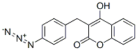 3-(4-azidobenzyl)-4-hydroxycoumarin Struktur