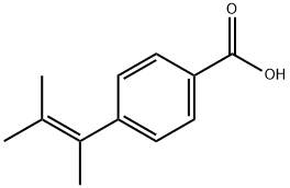 Benzoic acid, 4-(1,2-dimethyl-1-propenyl)- (9CI) Struktur