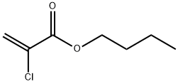 butyl 2-chloroacrylate  Struktur