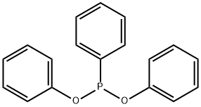 Diphenyl phenylphosphonite Struktur