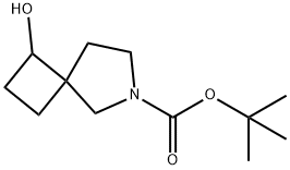 6-N-Boc-1-hydroxy-6-aza-spiro[3.4]octane Struktur