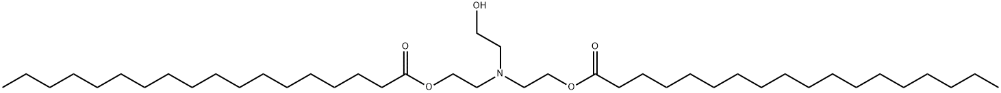 Octadecanoic acid,[(2-hydroxyethyl)imino]di-2,1-ethanediyl ester Struktur