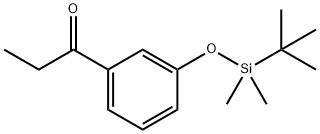 T-BUTYL-DIMETHYLSILYL-(3-PROPIONYLPHENOL) Struktur