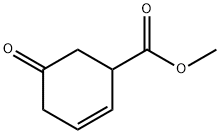 2-Cyclohexene-1-carboxylicacid,5-oxo-,methylester(9CI) Struktur