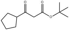 BETA-OXO-CYCLOPENTANEPROPANOIC ACID 1,1-DIMETHYLETHYL ESTER Struktur