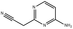 2-Pyrimidineacetonitrile, 4-amino- (9CI) Struktur